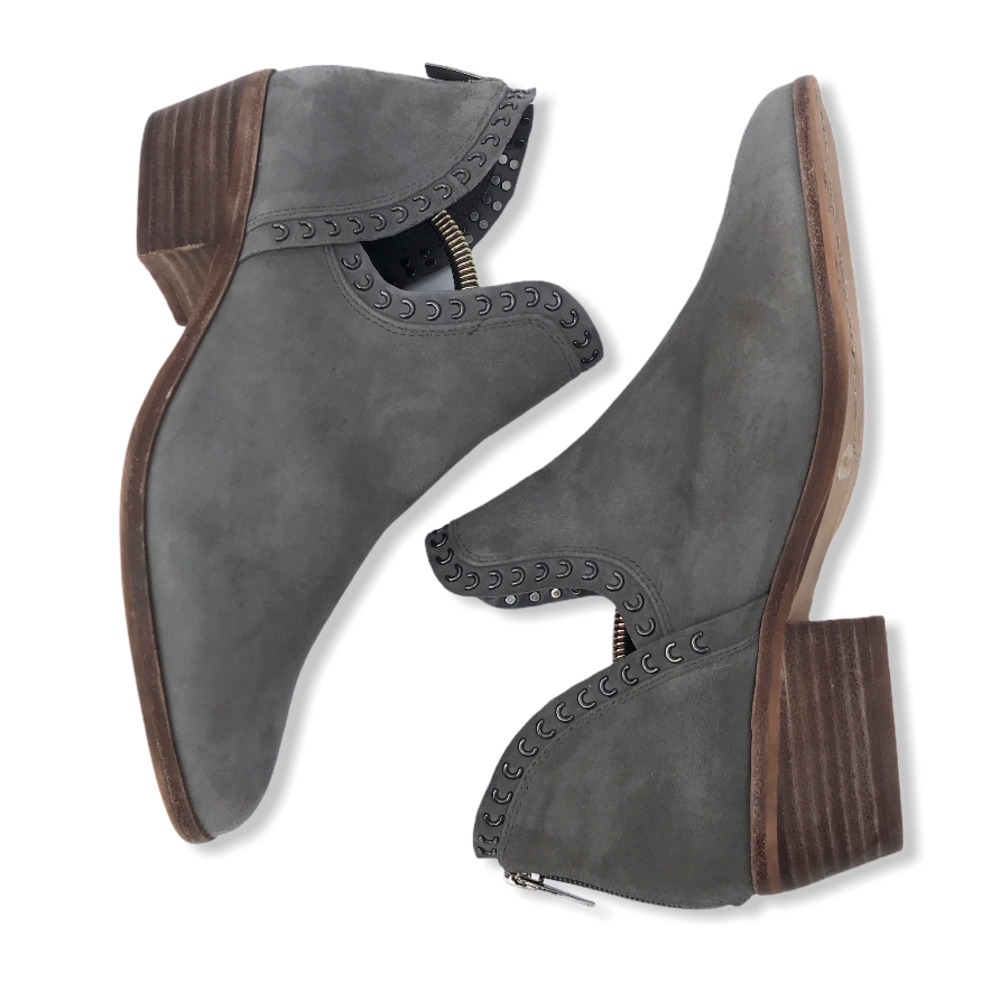 Vince Camuto Gray Ankle Booties Sz 9